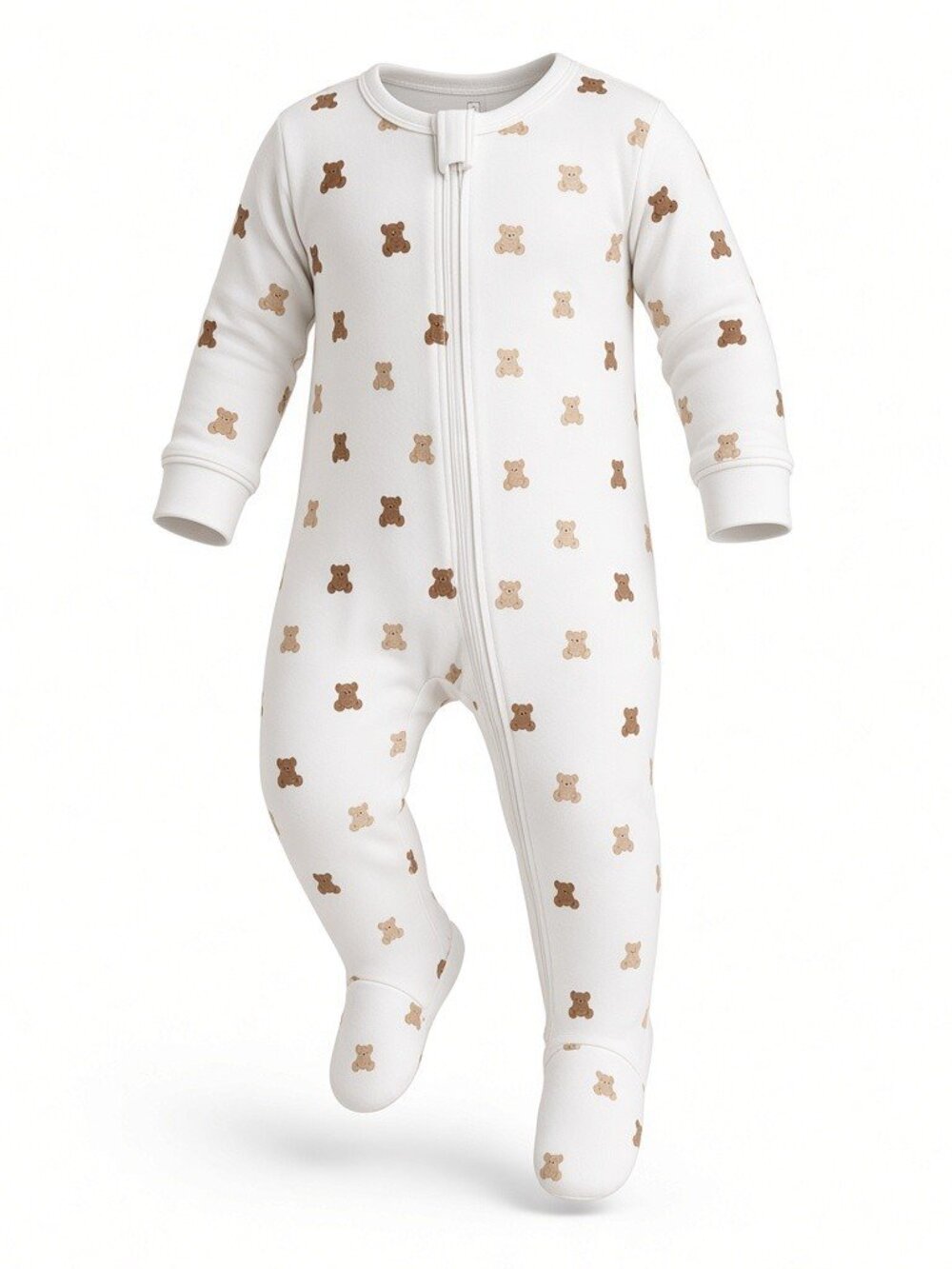 Baby Gap Bear Print Footed Zip Sleeper 6-9M